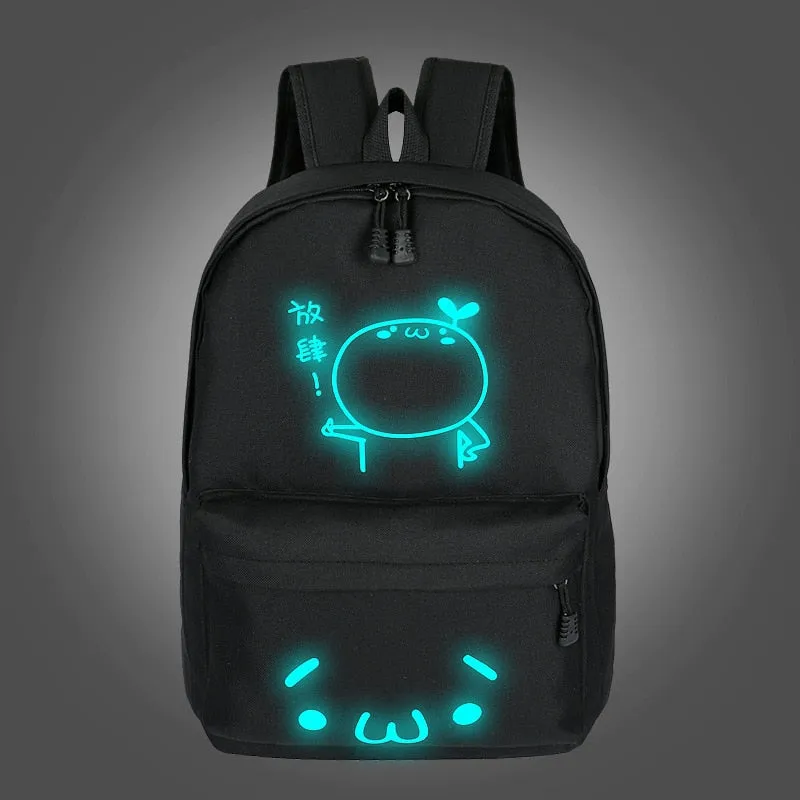 2022 School Backpacks For Teenage Boy / Girls - Luminous Cartoon Bag