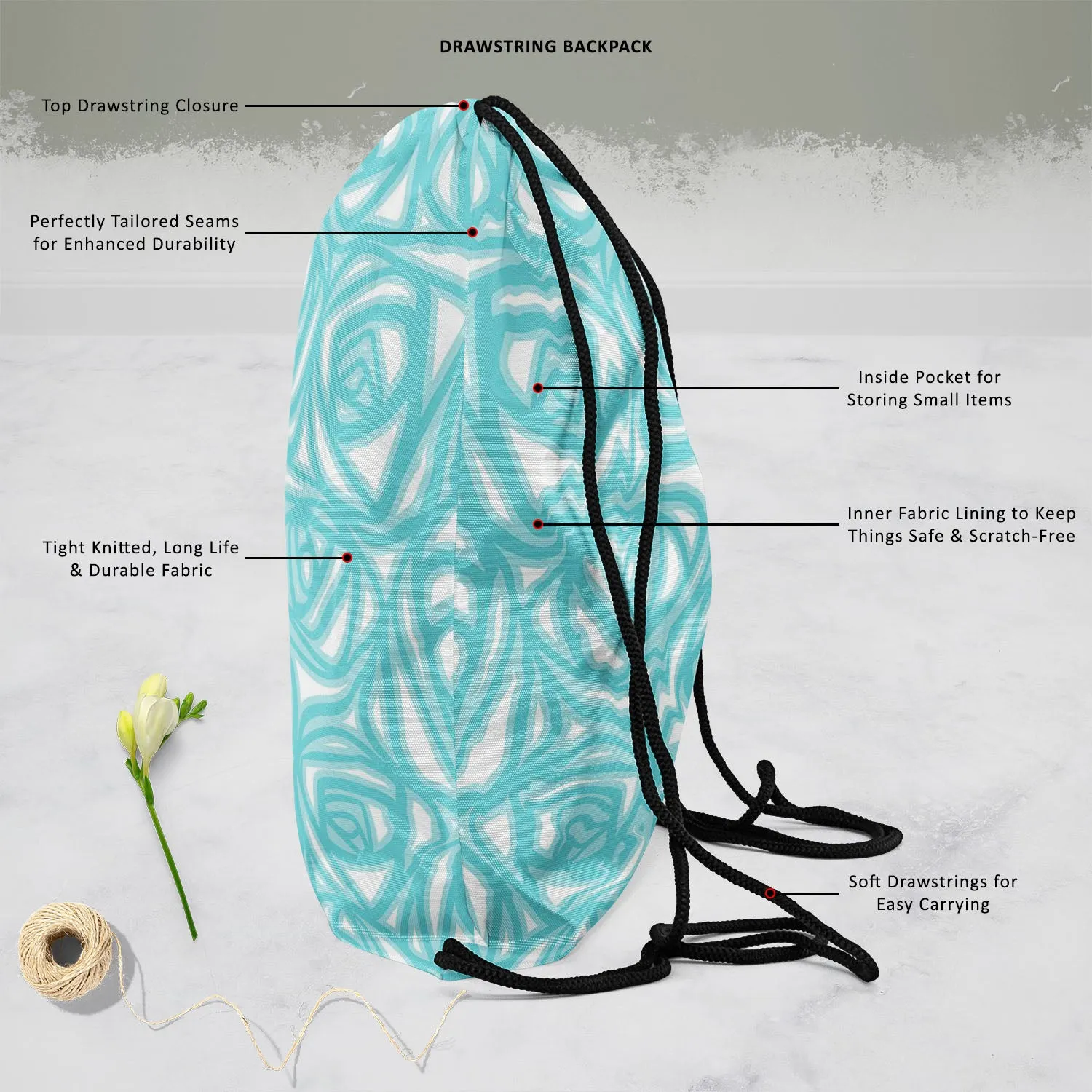 Abstract Pattern D2 Backpack for Students | College & Travel Bag