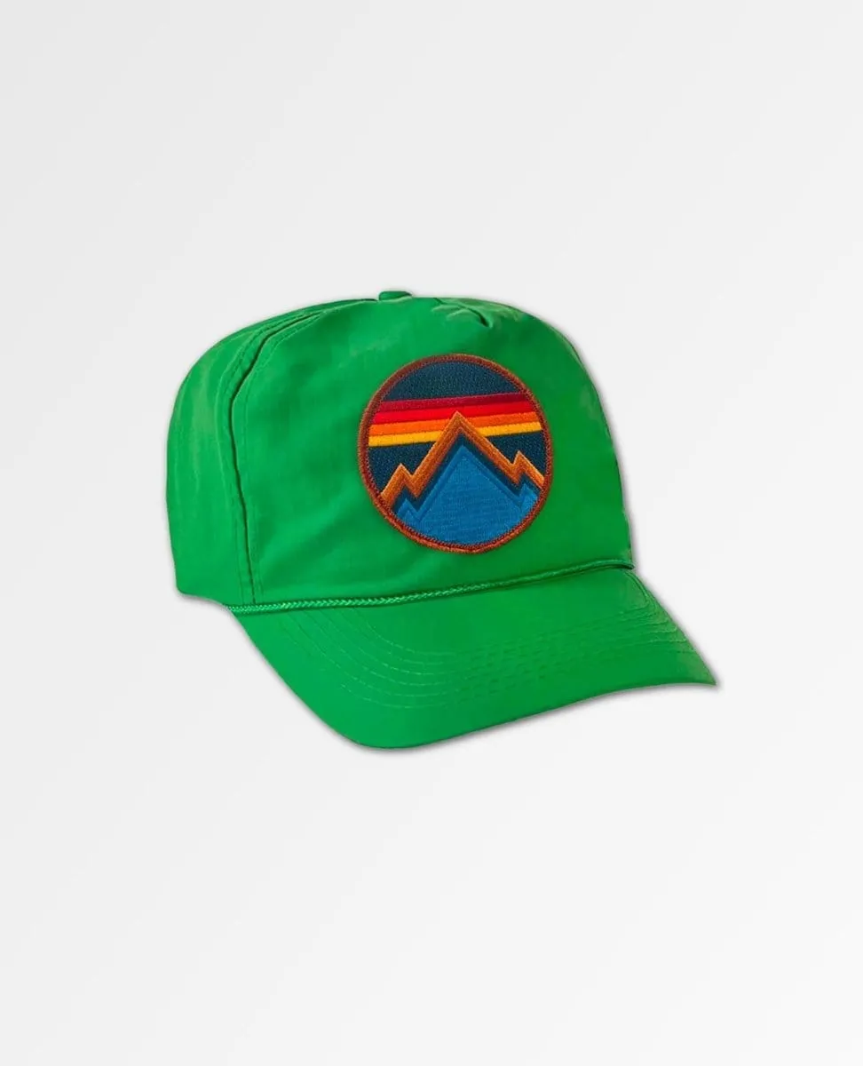 All Seasons Vintage Nylon Trucker Hat Kelly Green