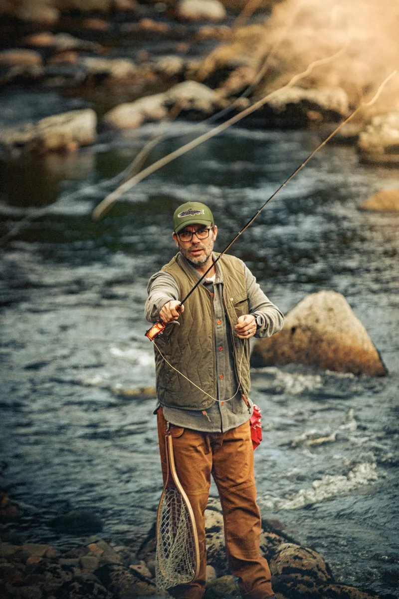 &SONS Gone Fishing Cap Army Green