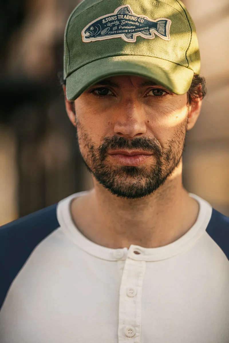 &SONS Gone Fishing Cap Army Green