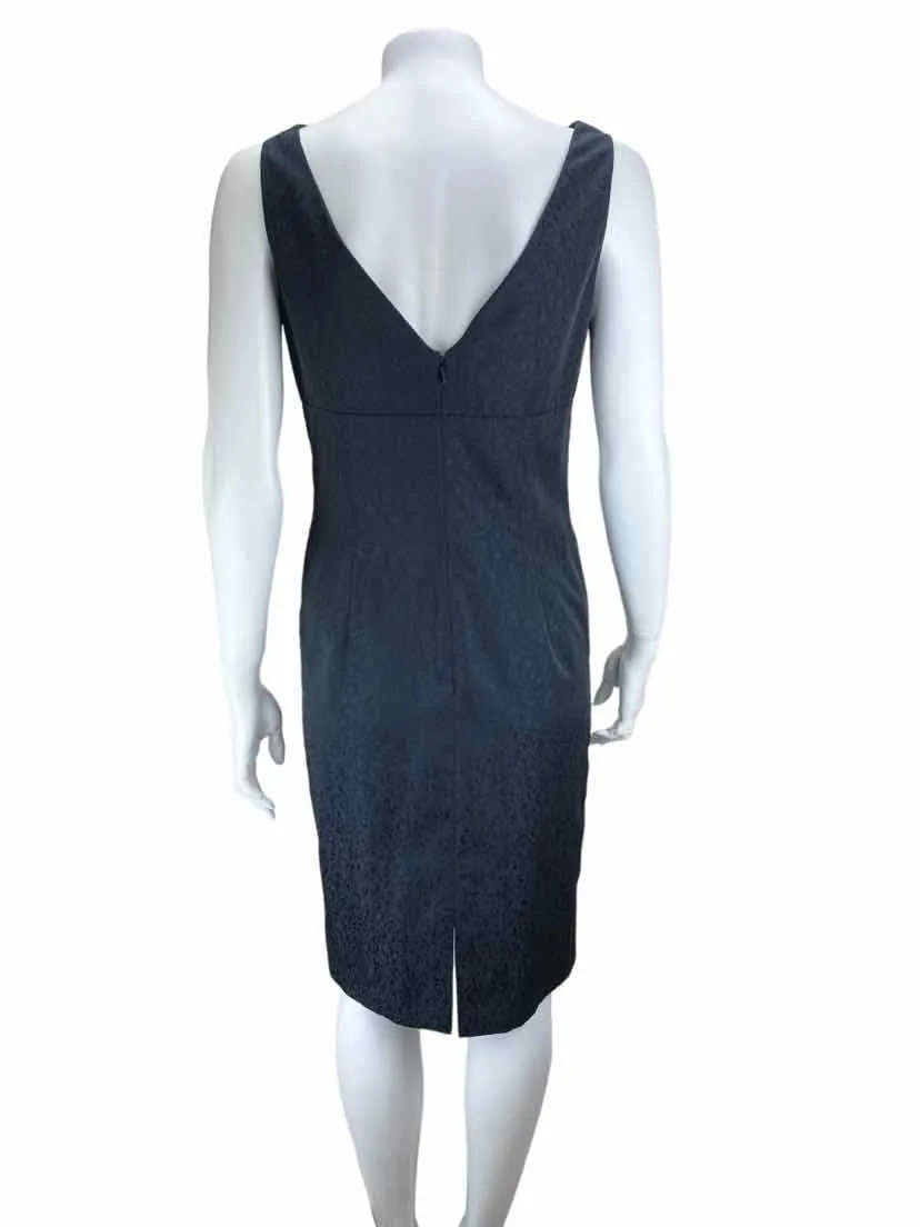 Ann Klein, Women's Jacquard Occasion Dress, Black, Size 6