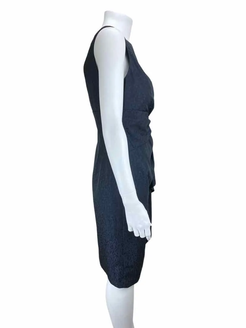 Ann Klein, Women's Jacquard Occasion Dress, Black, Size 6
