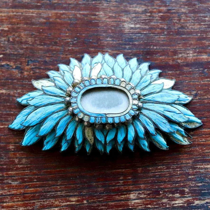 Antique Qing Dynasty Tian-Tsui (點翠) Hair Pin - Extra Large - 1023