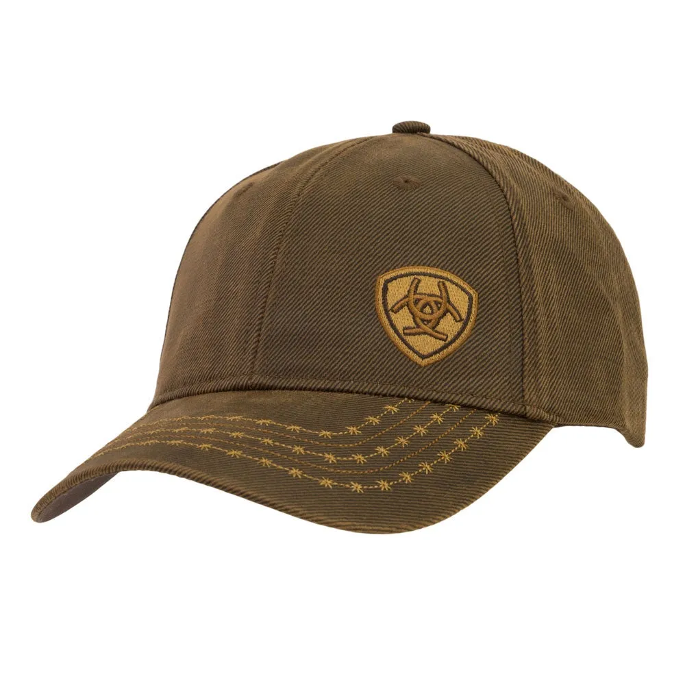 Ariat Mens Oilskin with Offset Logo Cap - 1518002