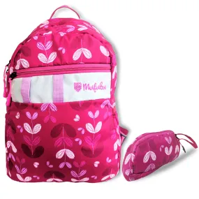 Backpack- Pink Lillies
