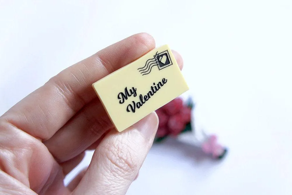 Be Mine Valentine Double Brooch by Laliblue
