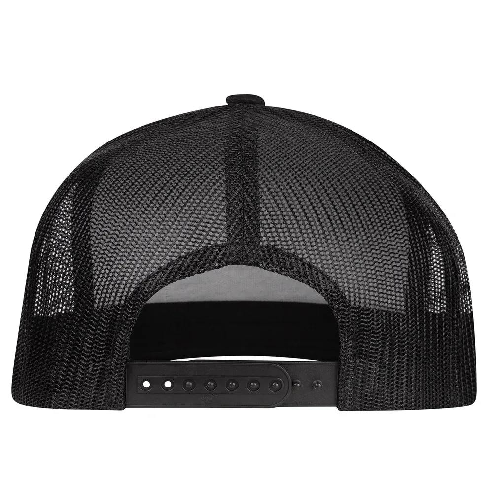 Black & Black 4" Mexico Bull Patch Cap