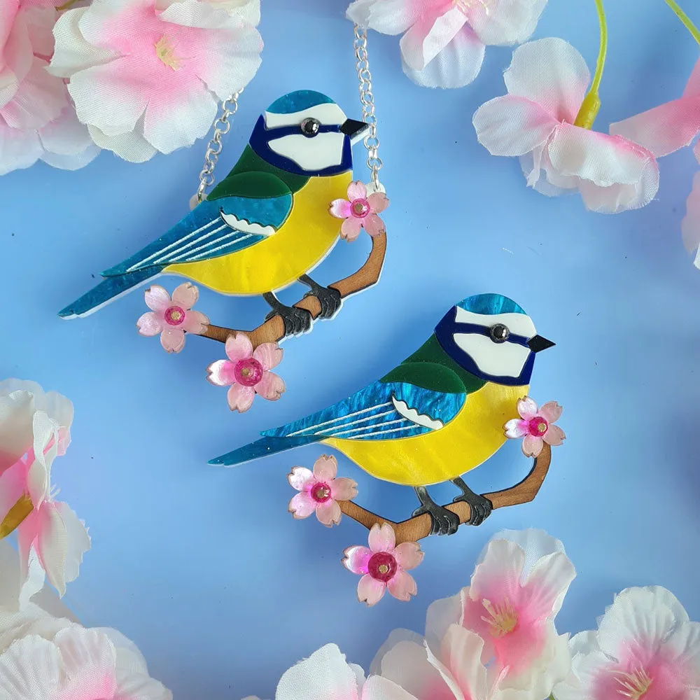 Bluetit Brooch- Pre Order by Cherryloco