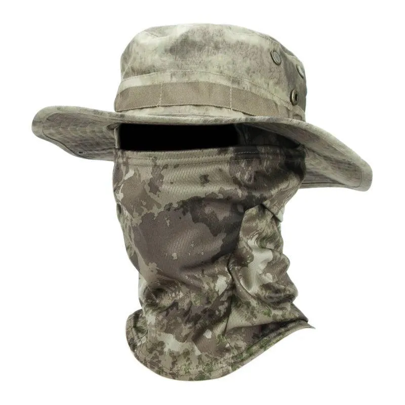 Boonie Hat Balaclava, UV Protection, Adjustable Fit, Breathable Polyester, Multifunctional Outdoor Hat