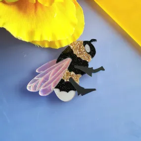Bumblebee Pin Pendant by Cherryloco Jewellery