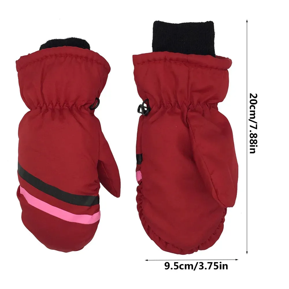 Cartoon Animal Design Children Thick Warm Ski Mitten