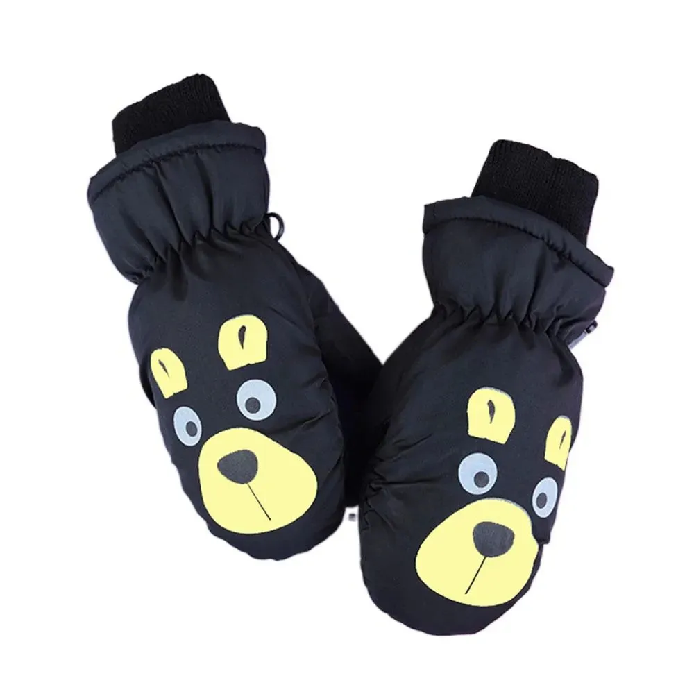 Cartoon Animal Design Children Thick Warm Ski Mitten