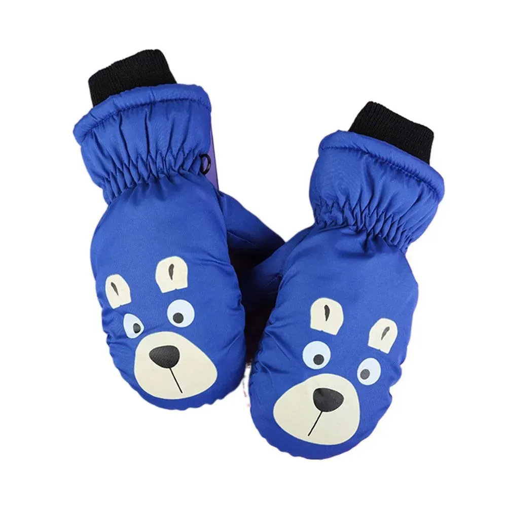Cartoon Animal Design Children Thick Warm Ski Mitten