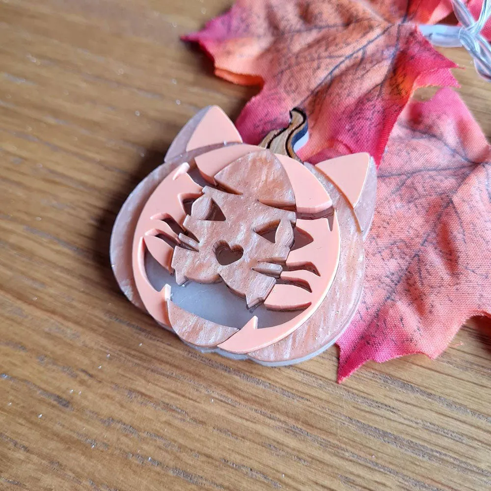 Cat O Lantern Necklace by Cherryloco Jewellery