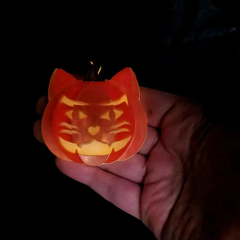 Cat O Lantern Necklace by Cherryloco Jewellery