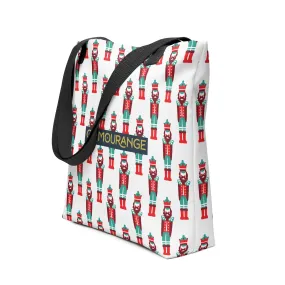 Christmas Tote Bag - Nutcracker (Glamourange Festive Pattern Christmas Tote Bags)