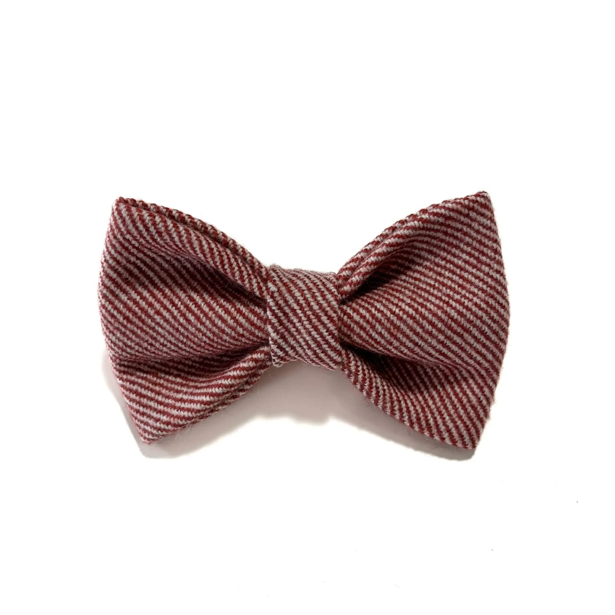 Crimson Stripes Bow Tie