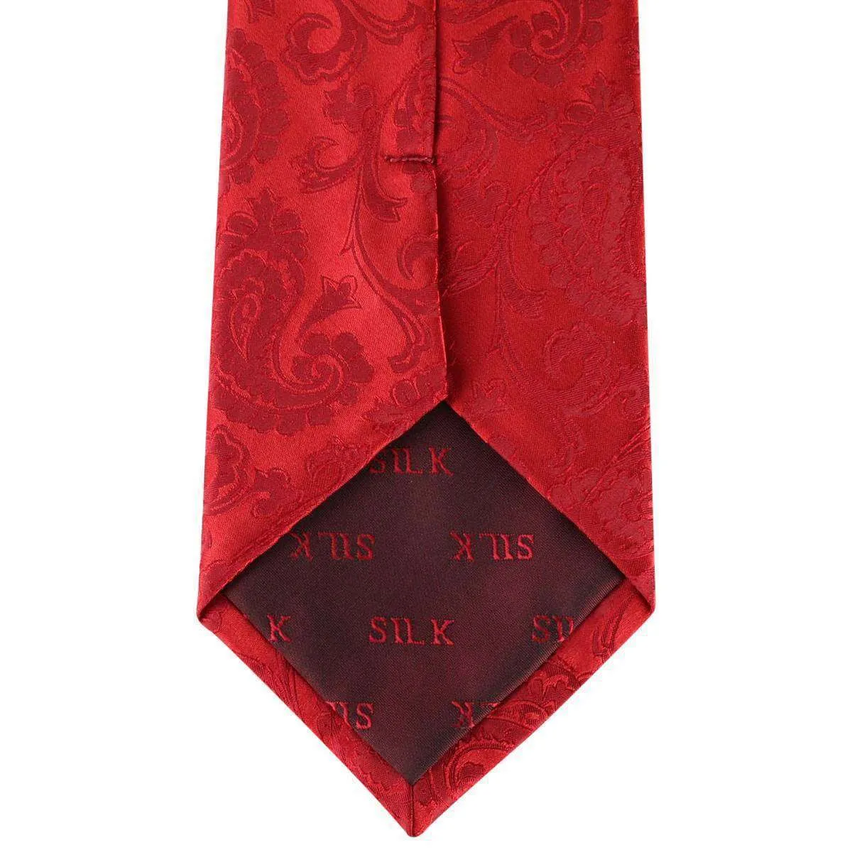 David Van Hagen Paisley Tie - Red