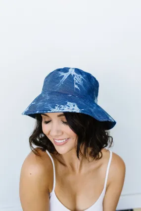 Denim Tie Dye Bucket Hat