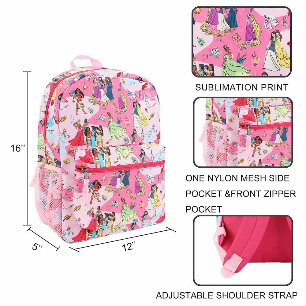 Disney Princess All Over Print Youth Backpack