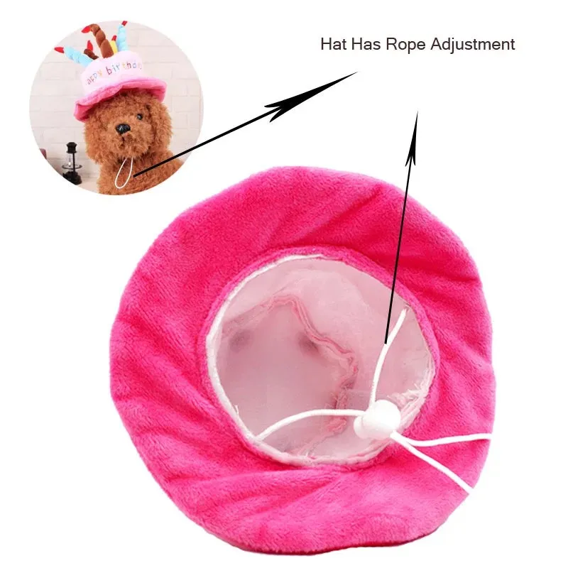 Dress Up Birthday Candle Hat for dogs & cats