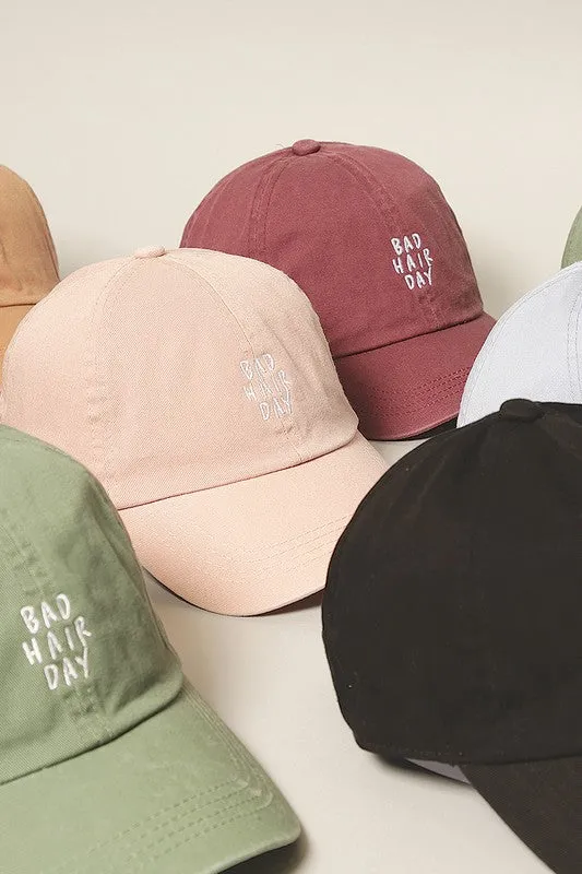 Embroidered Cotton Baseball Cap