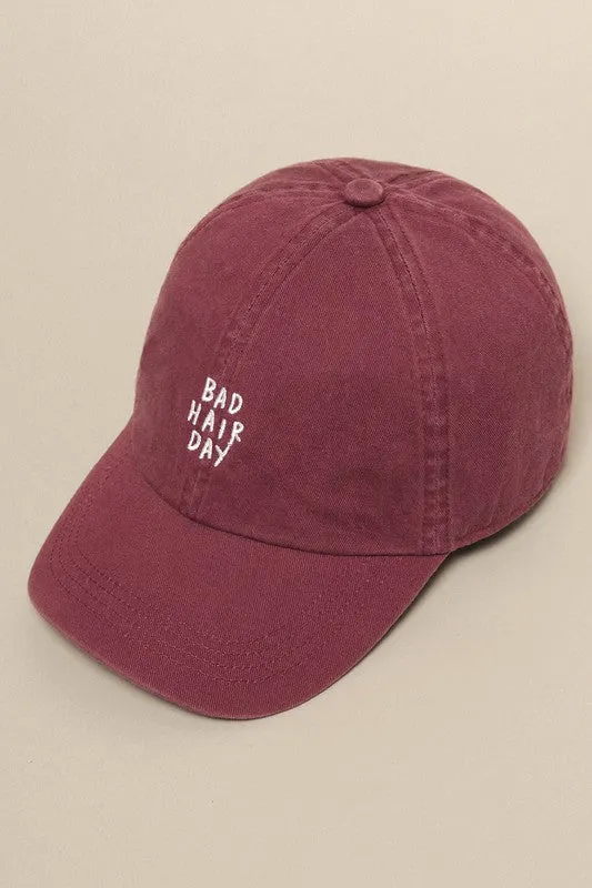 Embroidered Cotton Baseball Cap