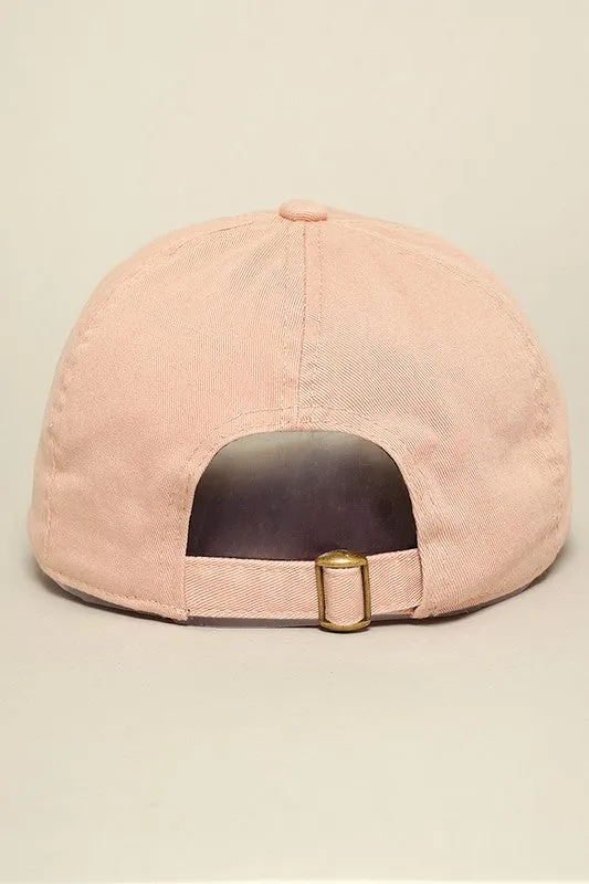 Embroidered Cotton Baseball Cap