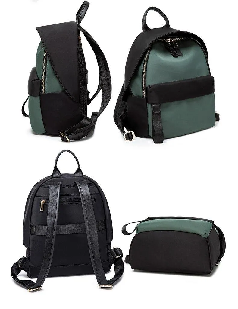 Fashion Women's Backpack Waterproof Nylon High Quality Rucksack Commuters Style Knapsack Girl's School Bags
