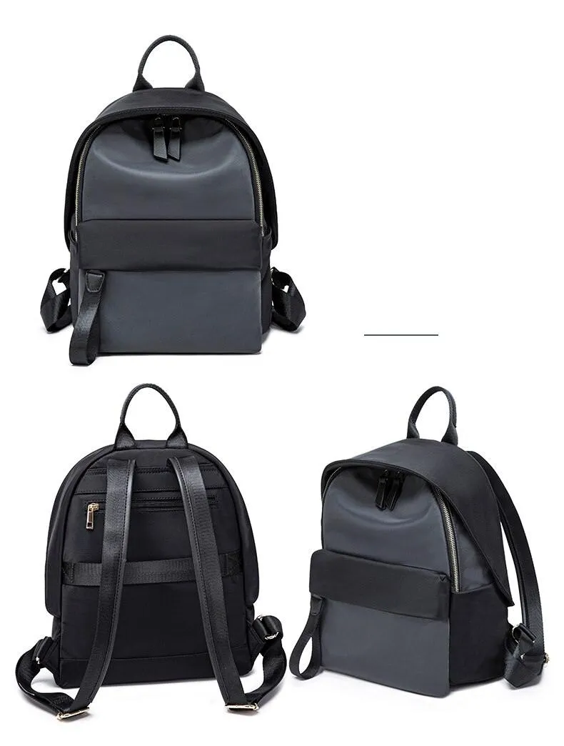 Fashion Women's Backpack Waterproof Nylon High Quality Rucksack Commuters Style Knapsack Girl's School Bags