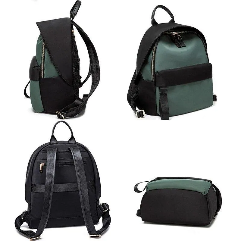 Fashion Women's Backpack Waterproof Nylon High Quality Rucksack Commuters Style Knapsack Girl's School Bags