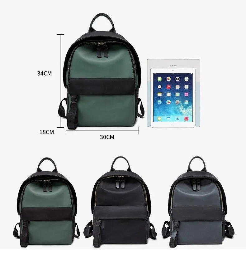 Fashion Women's Backpack Waterproof Nylon High Quality Rucksack Commuters Style Knapsack Girl's School Bags