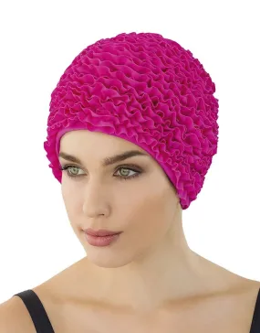Fashy Frill Fabric Swim Cap