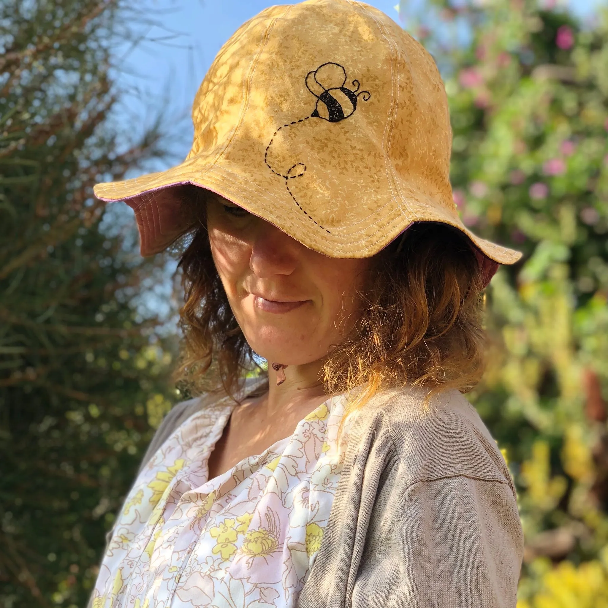 Flower Add-on Sewing Pattern - Baby, Child   Adult ~ for Sunny Hat