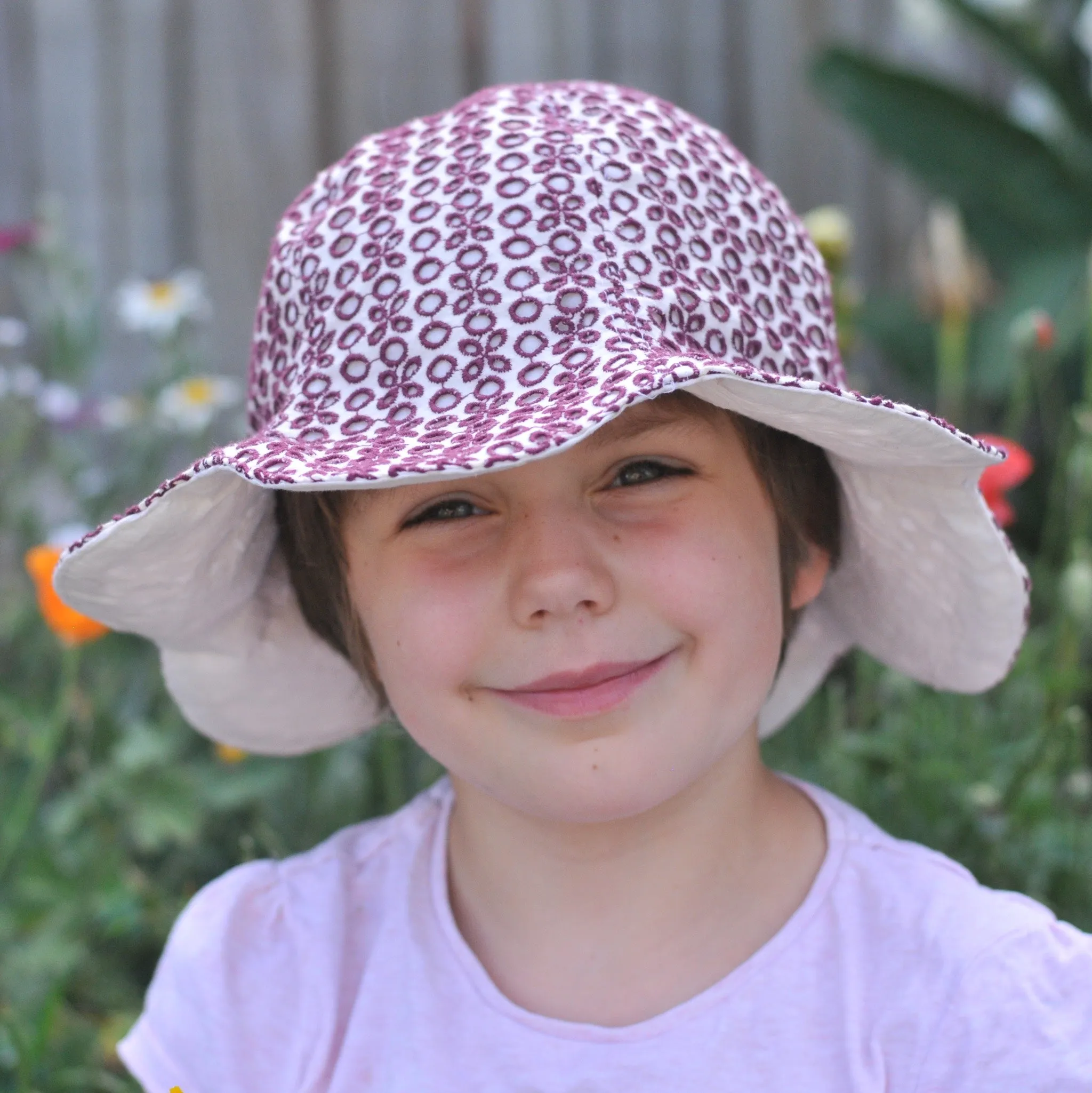 Flower Add-on Sewing Pattern - Baby, Child   Adult ~ for Sunny Hat