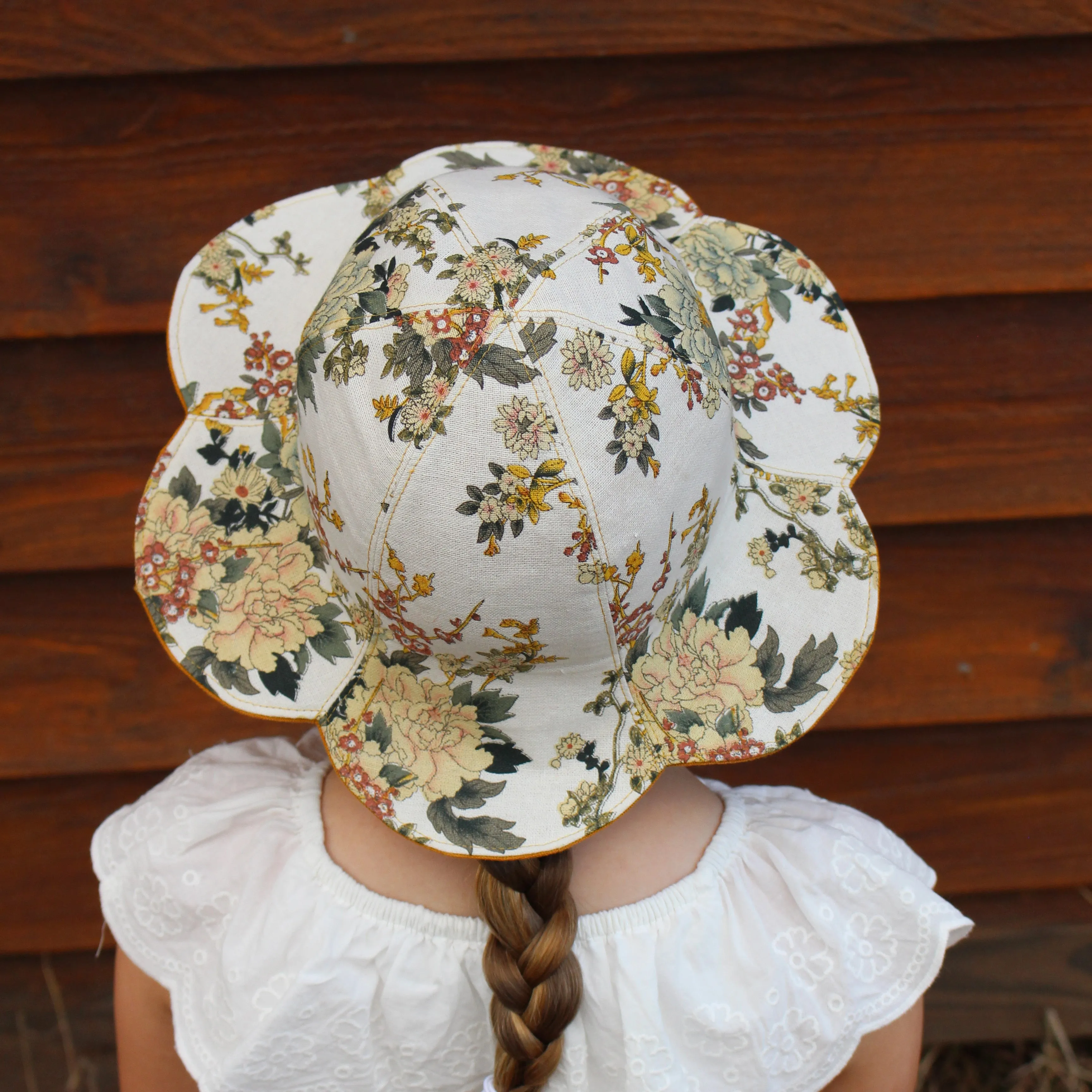 Flower Add-on Sewing Pattern - Baby, Child   Adult ~ for Sunny Hat