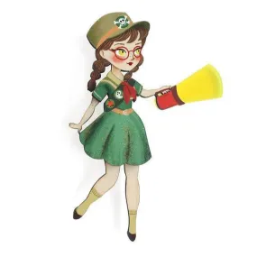 Girl Scout Brooch by Laliblue