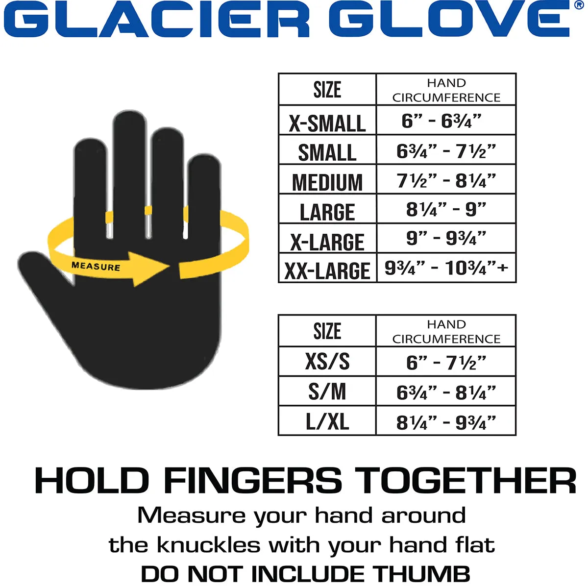 Glacier Glove Ice Bay Waterproof Fleece-Lined Neoprene Gloves