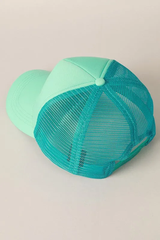 Glitter SALTY Printed Foam Trucker Hat