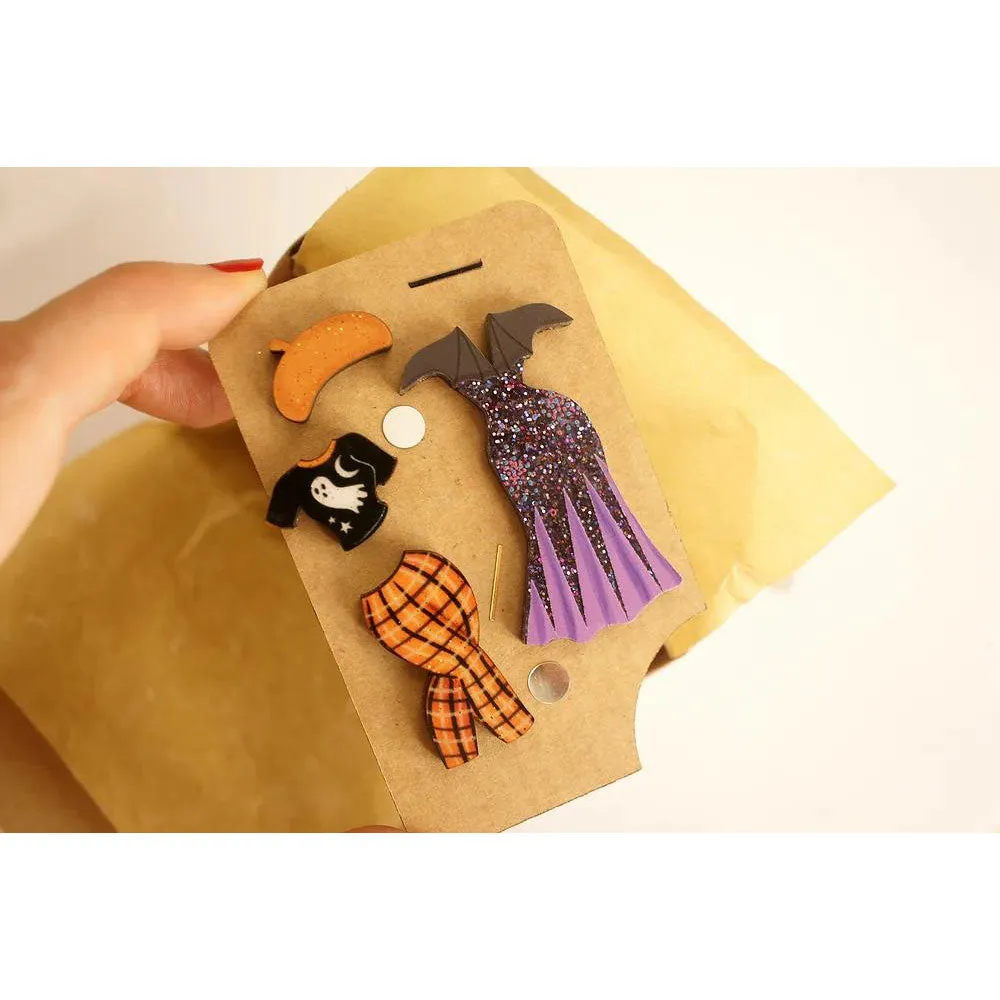 Halloween Ghost Outfit Brooches by Laliblue