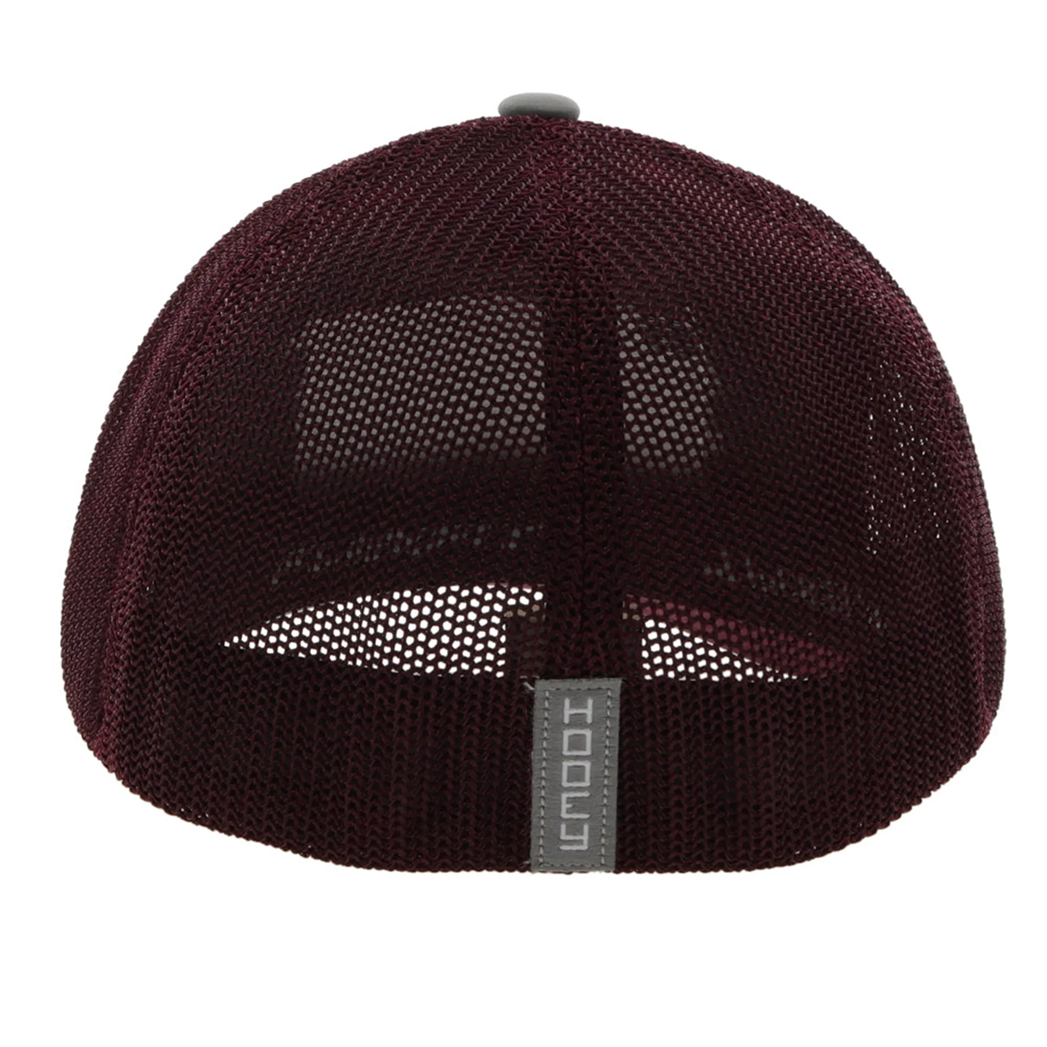 Hooey Grey & Maroon Cactus Rope's Cap