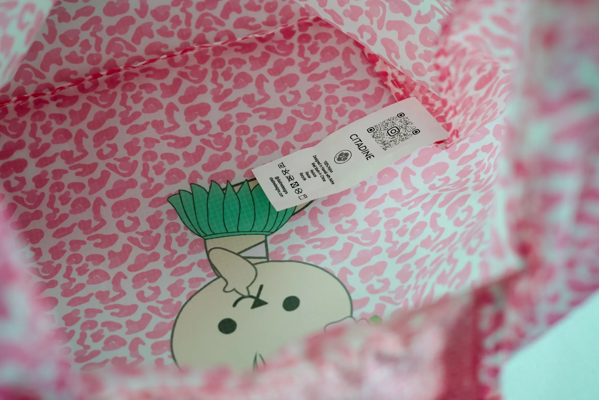Icon Bag Atasha Rabbit & I'iwi Pink Leopard