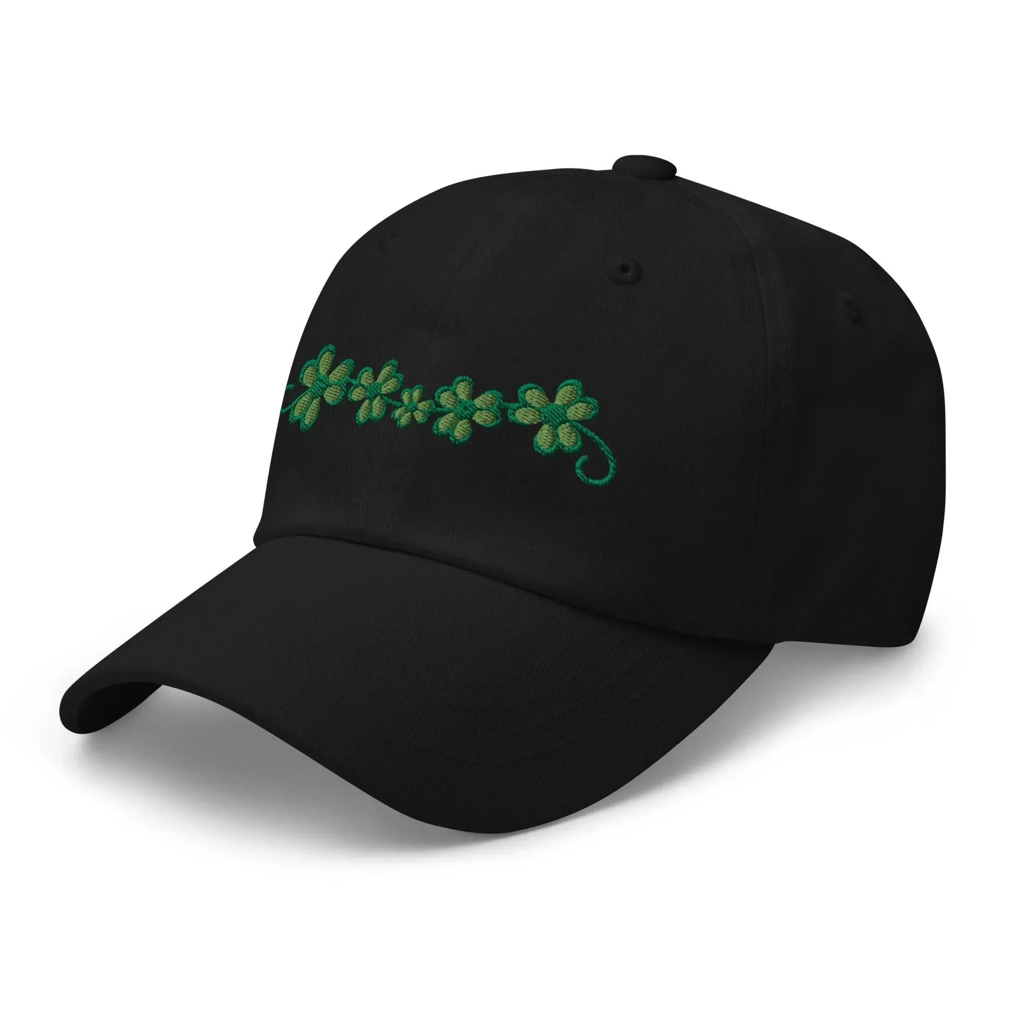 Irish Shamrock Garden Embroidered Dad Hat