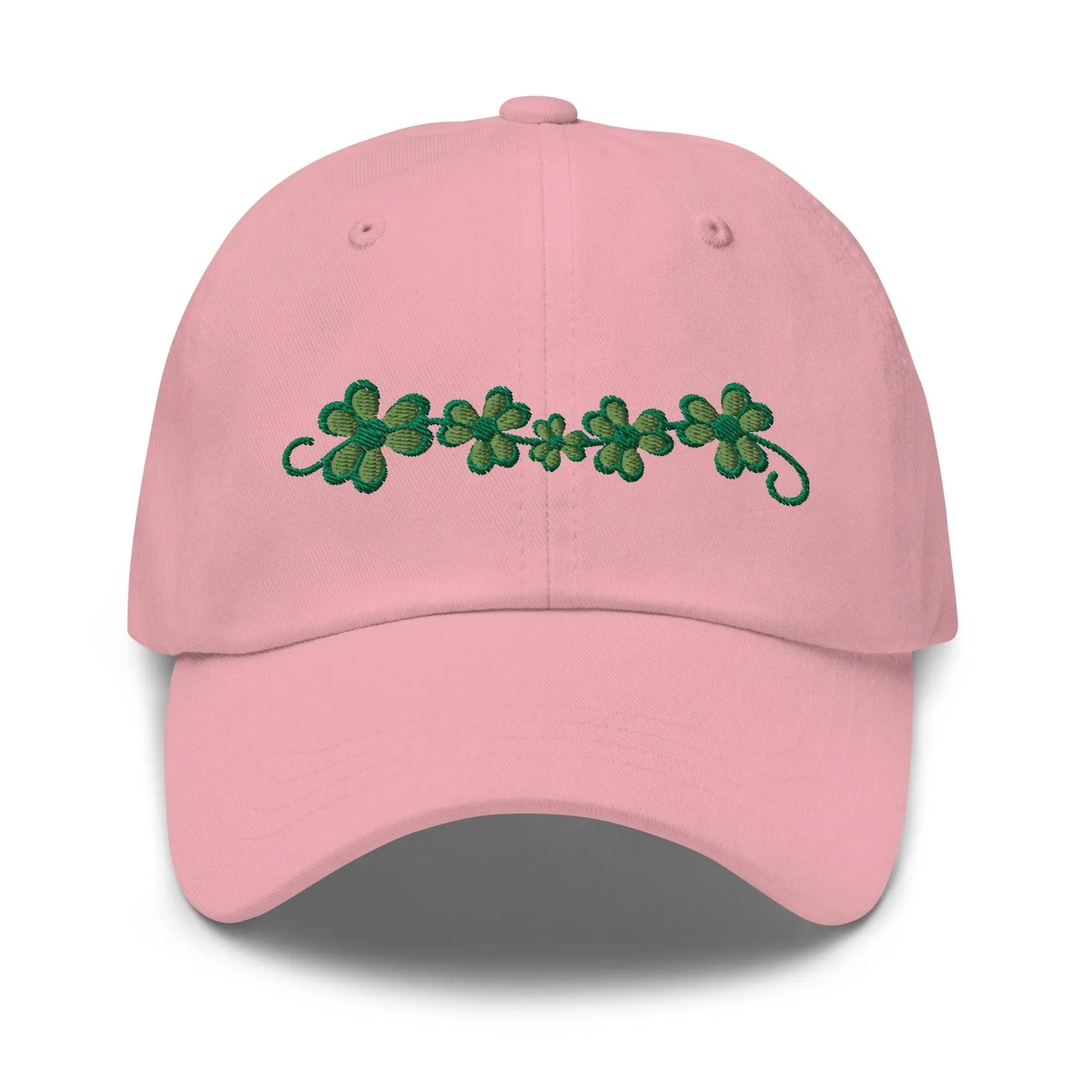 Irish Shamrock Garden Embroidered Dad Hat