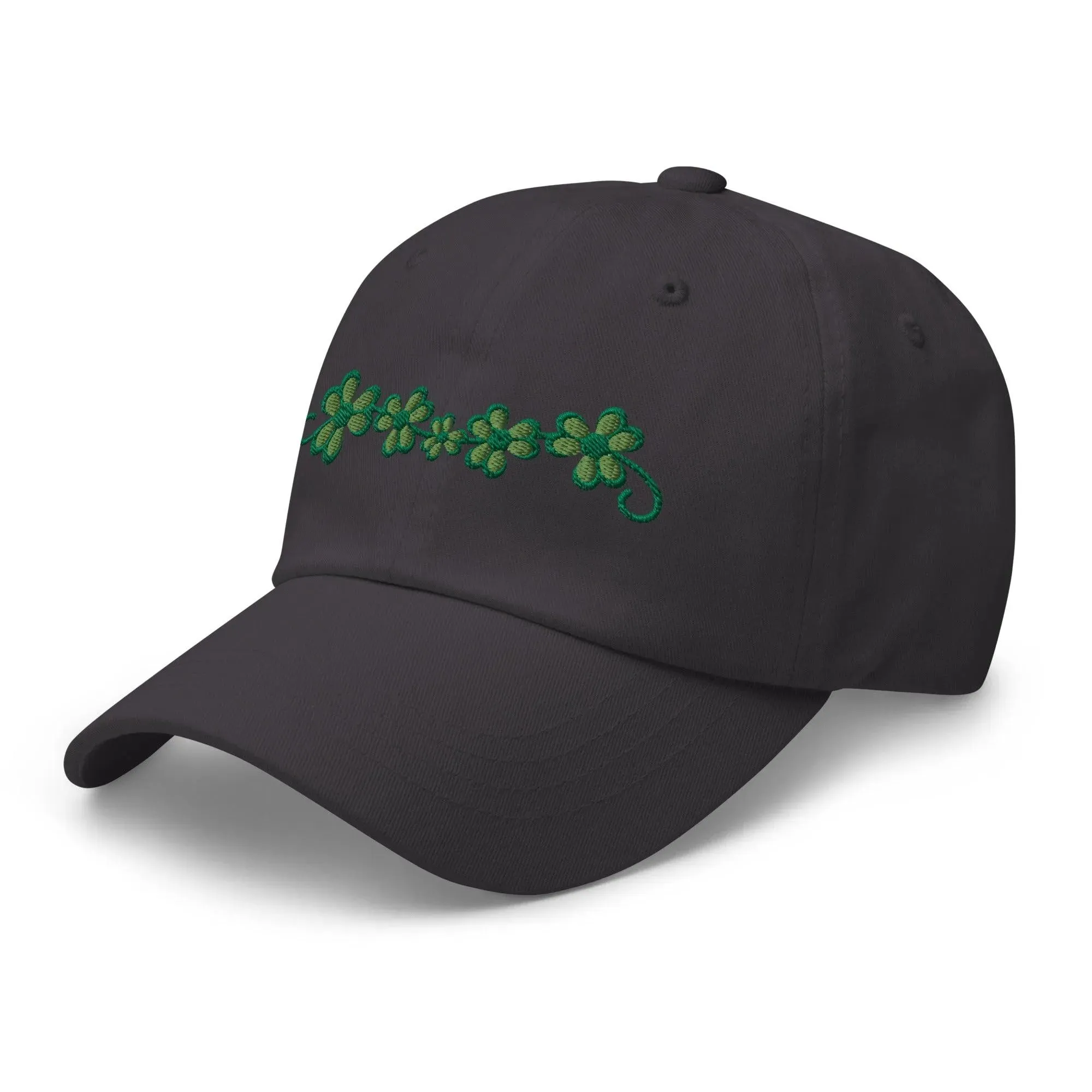 Irish Shamrock Garden Embroidered Dad Hat