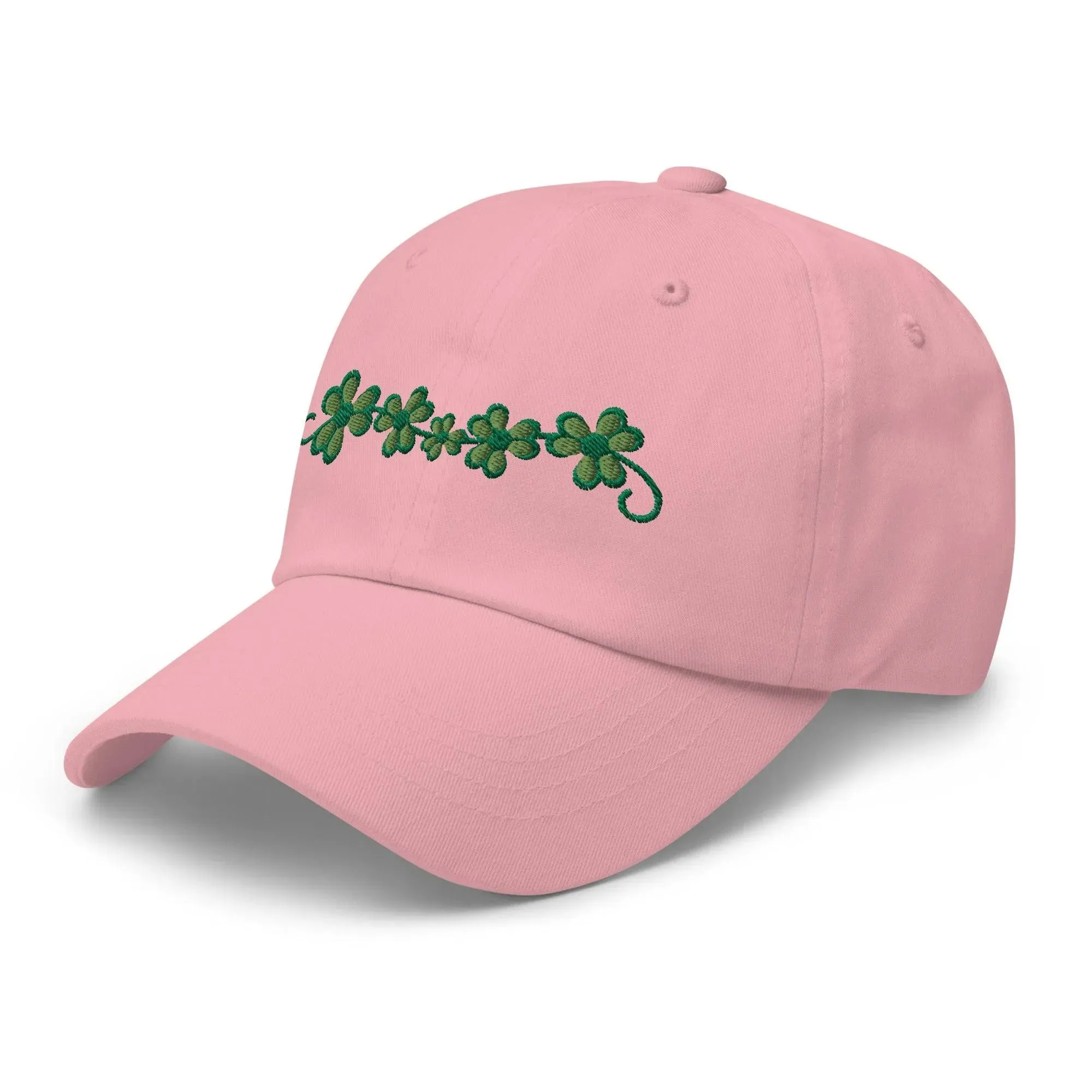 Irish Shamrock Garden Embroidered Dad Hat