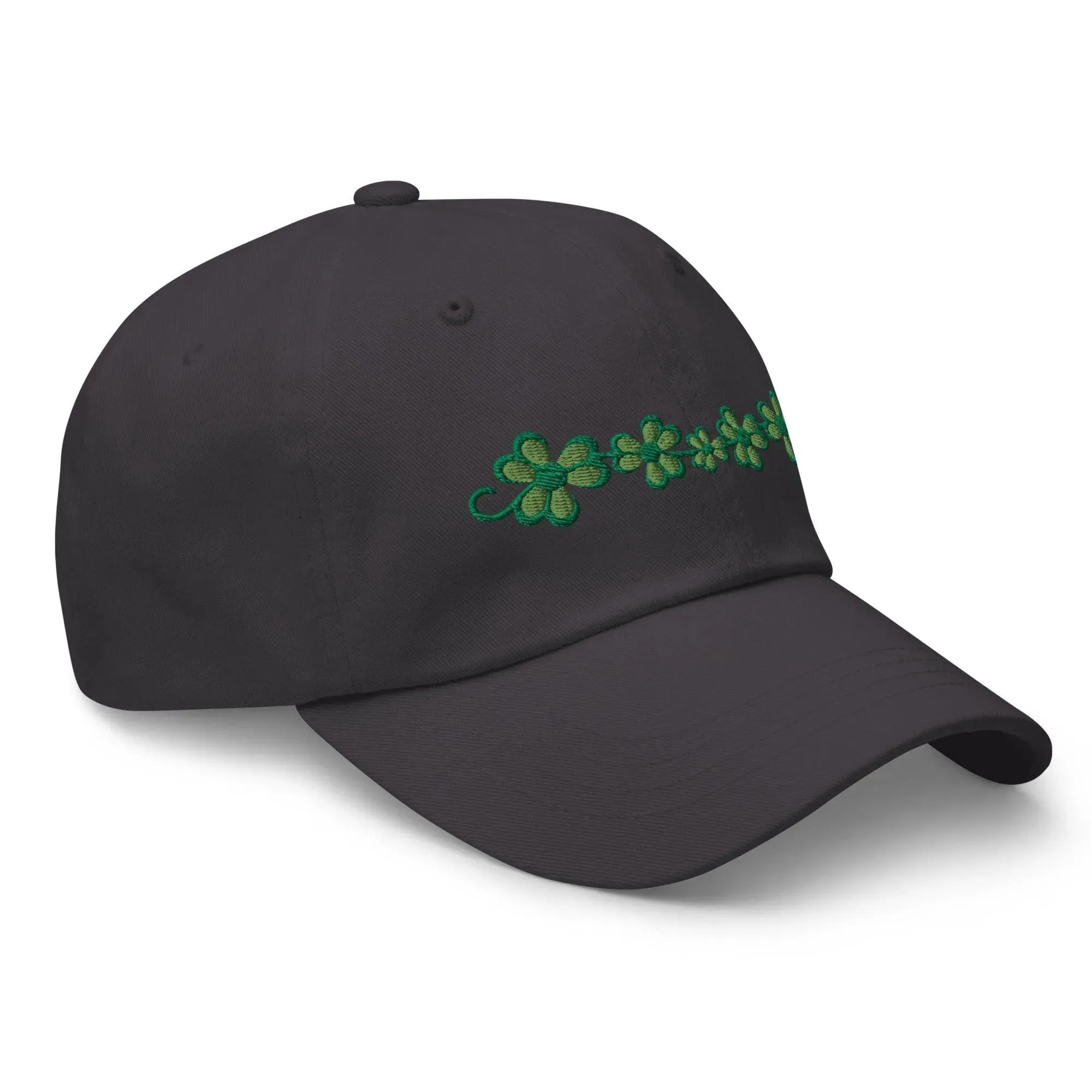 Irish Shamrock Garden Embroidered Dad Hat