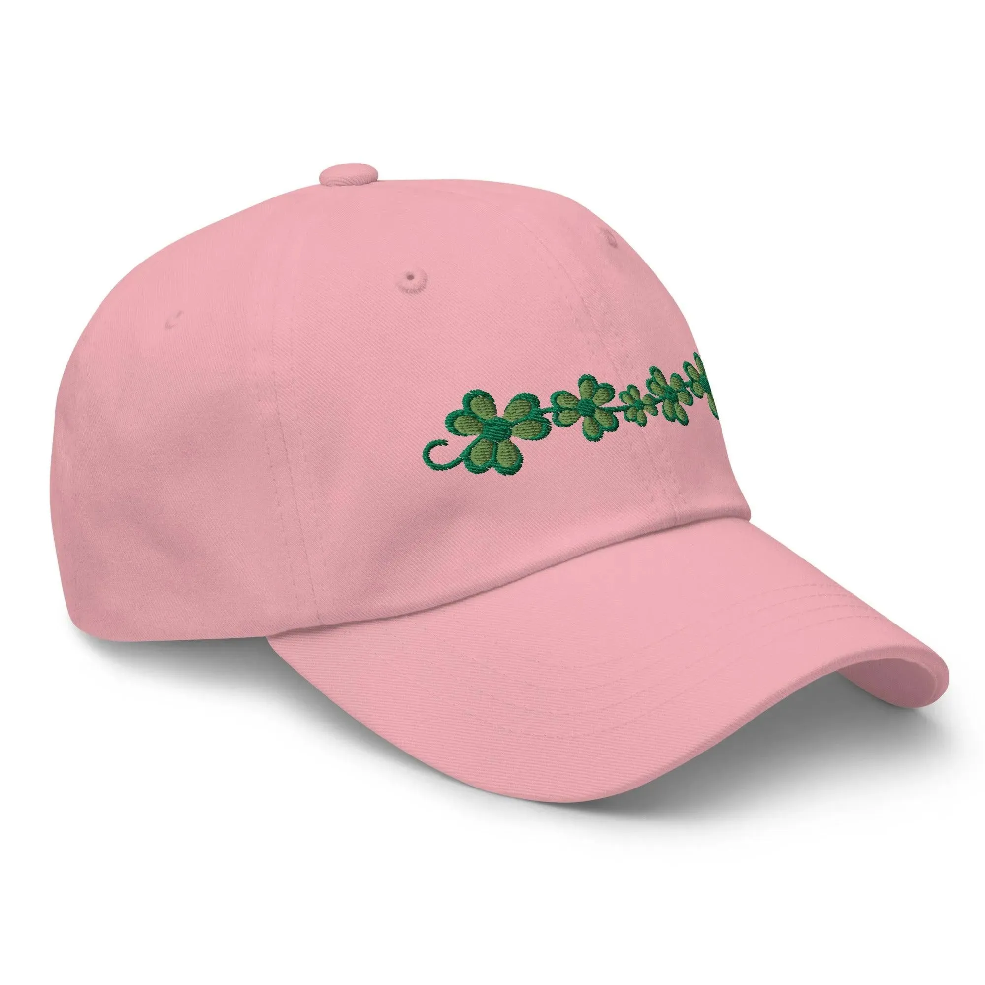 Irish Shamrock Garden Embroidered Dad Hat