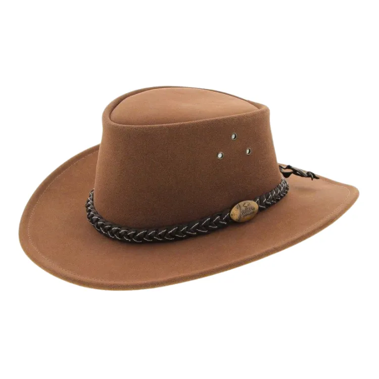 Jacaru Hats Wallaroo Suede - Mushroom